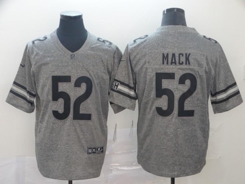 Men's Chicago Bears Khalil Mack #52 Gray Jersey